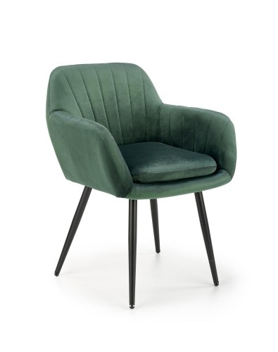 Halmar K429 chair color: dark green image 1