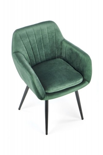 Halmar K429 chair color: dark green image 3