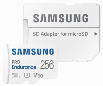 Samsung PRO Endurance microSD 256GB + Adapter