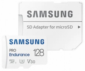 Samsung PRO Endurance microSD 128GB + Adapter