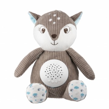 CANPOL BABIES 3in1 plush fawn with music box and projector, 0m +, brown, 77/206_brow
