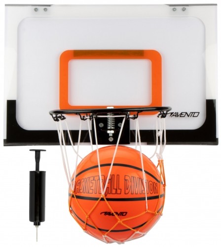Basketball set mini AVENTO 47BM with grid + ball + pump image 1