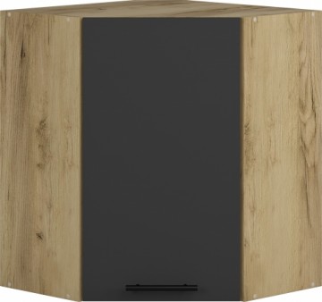 Halmar VENTO GN-60/72 corner top cabinet, color: craft oak/antracite