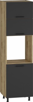 Halmar VENTO DP-60/214 high cargo cabinet, color: craft oak/antracite