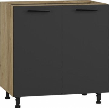 Halmar VENTO D-80/82 lower cabinet, color: craft oak/antracite