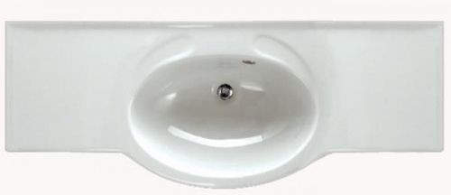 PAA DELTA 1200 mm IDE1200/00 Glossy White Stone mass sink  image 1