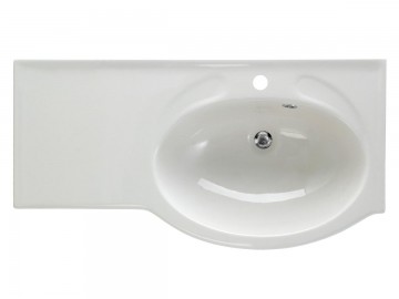 PAA DELTA 900 mm IDE900/L/01 Stone mass sink (sink on right side) - colored
