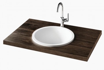 PAA ROUND IN IROIN/01 Stone mass sink - colored