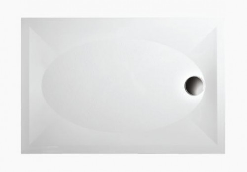 PAA ART 900x1200 mm KDPART90X120/00 akmens masas dušas paliktņa komplekts - balts image 1