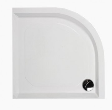 PAA CLASSIC RO100 R550 KDPCLRO100/00 cast stone shower tray with panel and adjustable feets - white 