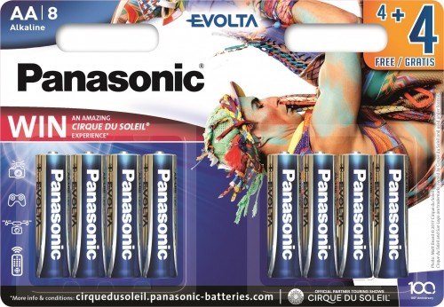 Panasonic Batteries Panasonic Evolta батарейки LR6EGE/8B (4+4шт) image 2