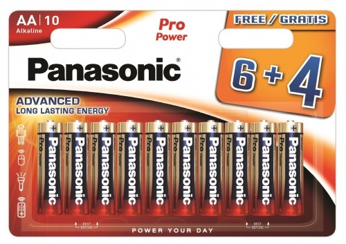 Panasonic Batteries Panasonic Pro Power батарейки LR6PPG/10B (6+4шт) image 1