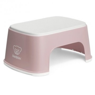 Babybjorn BABYBJÖRN step stool, Powder pink/White, 061264