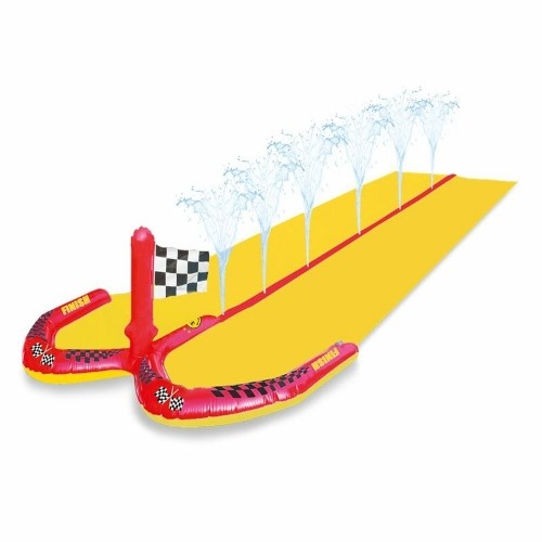 Ūdens Slidkalniņš Racing Sprinkler Swim Essentials Dzeltens image 1