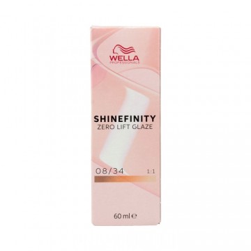Перманентный краска Wella Shinefinity Nº 08/34 (60 ml)