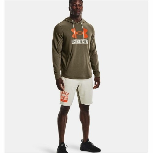 Vīriešu Sporta Krekls ar Kapuci Under Armour  Hoodie  Haki image 3