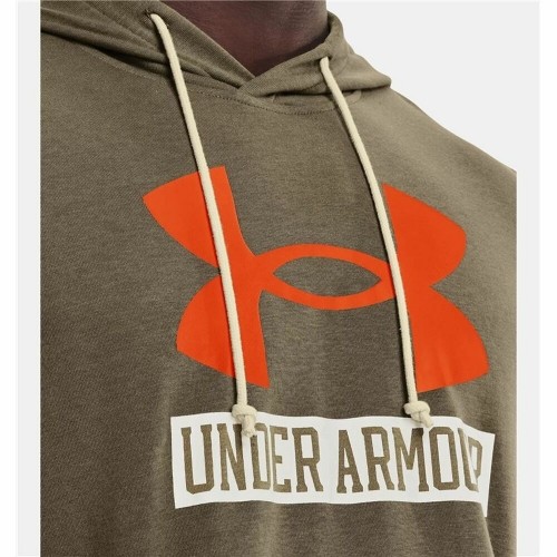 Vīriešu Sporta Krekls ar Kapuci Under Armour  Hoodie  Haki image 4