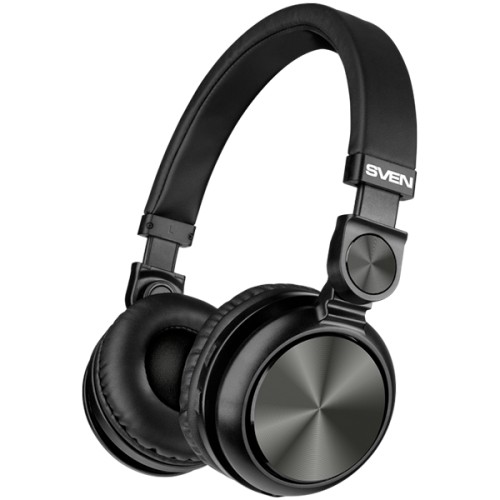 Wireless stereo headphones with microphone SVEN AP-B650MV, black; SV-019310 image 1