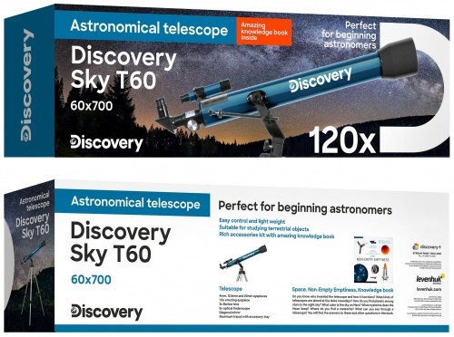 Teleskops, Discovery Sky T60 ar grāmatu image 2