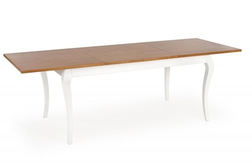 Halmar WINDSOR extension table, color: dark oak/white image 2