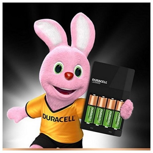 Lādētājs + uzlādējamas baterijas DURACELL CEF14 2 x AA + 2 x AAA HR06/HR03 1300 mAh image 5
