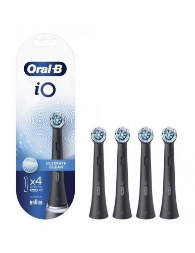 BRAUN Series Ultimate Clean Black nomaināmie  pieaugušo zobu birstes uzgaļi, 4 gab. - iO CB-4 image 2