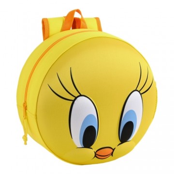3D Bērnu soma Looney Tunes Dzeltens (10 L) (31 x 31 x 10 cm)