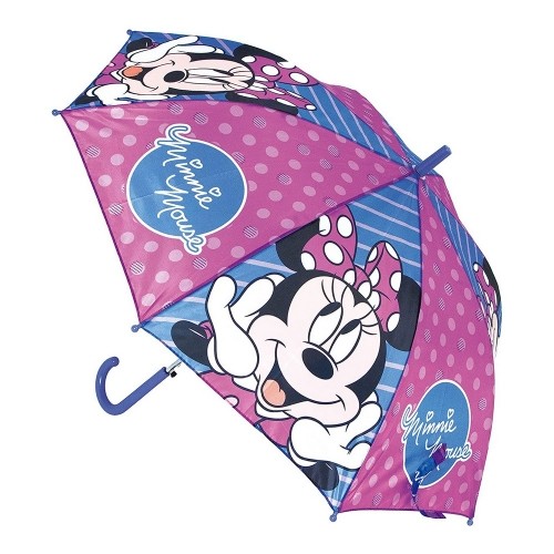 Автоматический зонтик Minnie Mouse Lucky Синий Розовый (Ø 84 cm) image 3