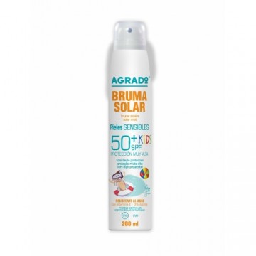 Sauļošanās krēms izsmidzināms Agrado Kids SPF50+ Jūtīga āda (200 ml)