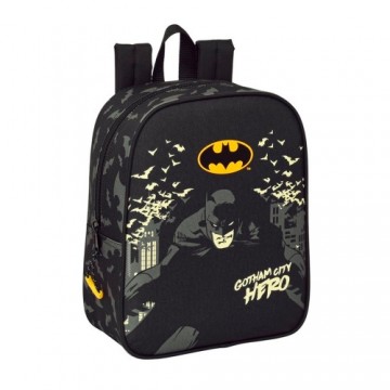 Школьный рюкзак Batman Hero Чёрный (22 x 27 x 10 cm)