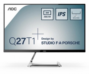 LCD Monitor|AOC|Q27T1|27"|Business|Panel IPS|2560x1440|16:9|75Hz|5 ms|Speakers|Tilt|Colour Silver|Q27T1