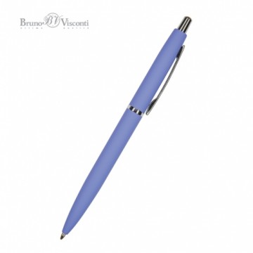 Bruno Visconti Lodīšu pildspalva HobbyTime San Remo, zils korpuss, automātiska, 1mm, zila