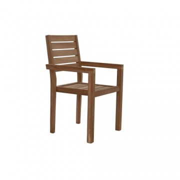 Садовое кресло DKD Home Decor Коричневый Тик (58 x 48 x 91 cm)