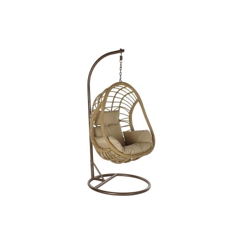 Садовое кресло DKD Home Decor Коричневый Металл полиэстер синтетический ротанг (90 x 65 x 193 cm) image 1