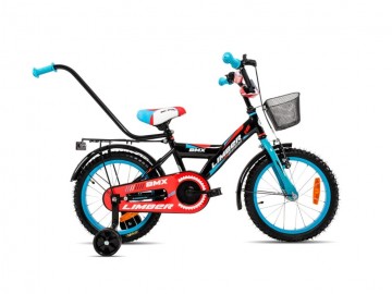Limber 16 BOY (AR) 22V16018 melns/zils/sarkans velosipēds