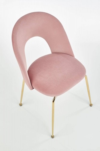 Halmar K385 chair, color: light pink image 2