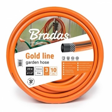 Bradas Dārza šļūtene GOLD LINE 1/2'-50m, oranža