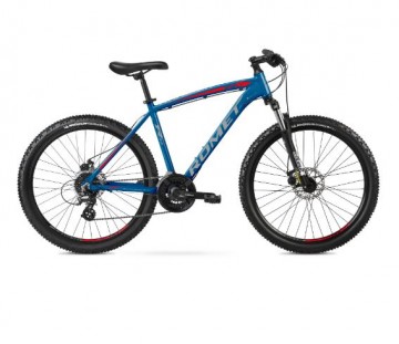 ROMET Rambler R6.3 zils/sarkans/sudrabs (AR) 2226133 18L velosipēds
