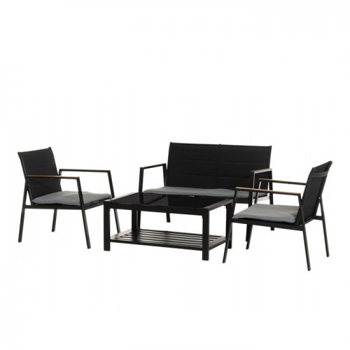 Dārza mēbeļu kompl. 4Living Monrovia galds+2krēsli+dīvāns image 1