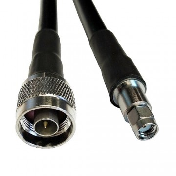 Hismart Cable LMR-400, 10m, N-male to RP-SMA-male