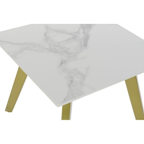 Mazs galdiņš DKD Home Decor Keramika Bronza Metāls Balts Moderns (60 x 60 x 48 cm) image 5