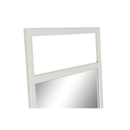 Brīvi stāvošs spogulis DKD Home Decor spogulis Metāls Balts Loft (39 x 40 x 160 cm) image 2
