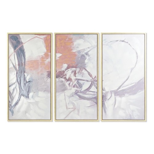 3 attēlu komplekts DKD Home Decor Abstrakts (180 x 4 x 120 cm) (3 pcs) image 1