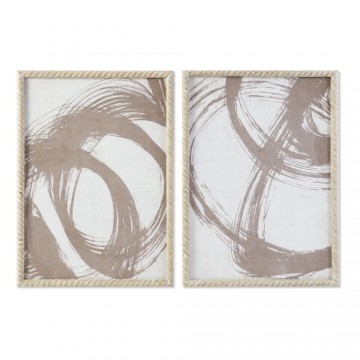 Glezna DKD Home Decor Abstrakts Moderns (50 x 2,5 x 70 cm) (2 gb.)