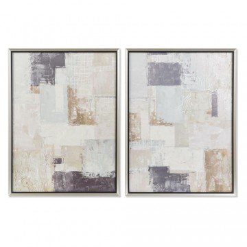 Glezna DKD Home Decor Abstrakts Moderns (60 x 3 x 80 cm) (2 gb.)