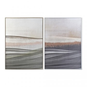 Glezna DKD Home Decor Abstrakts (103,5 x 4,5 x 144 cm) (2 gb.)
