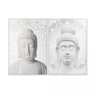 Картина DKD Home Decor Будда Восточный (82,5 x 4,5 x 122,5 cm) (2 штук)