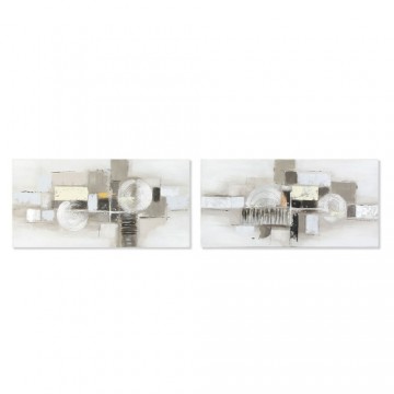 Glezna DKD Home Decor Abstrakts Moderns (100 x 3 x 50 cm) (2 gb.)