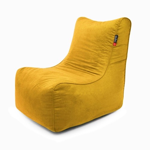 Qubo™ NEW BURMA Mustard VELVET FIT пуф (кресло-мешок) image 1