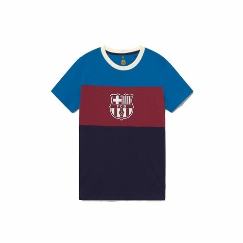 Vīriešu Īsroku Futbola Krekls F.C. Barcelona Zils image 4